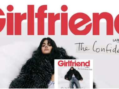 Ayesha Madon on the cover of Girlfriend magazine. Photographed by Alex Wall